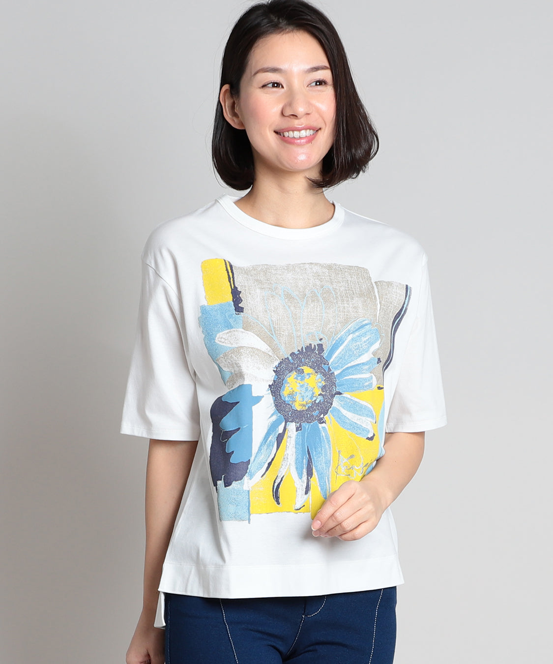 KANSAI BIS （カンサイ ビス） フラワープリントTシャツ