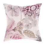 Image of the Ellaria Botanical Cuhion Cover | White/Pale Rose | Linen House