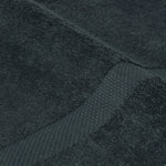 Image of the Loft Combed Cotton Hand Towel | Blue Slate | The Linen Yard