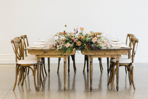 Wedding Flower Budgets - Head Table Arrangement - Living Fresh