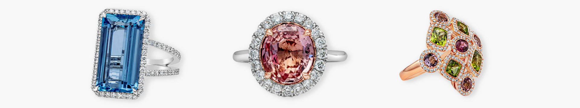 Roman Malakov, Two-Row Micro-Pave Pink Diamond Wedding Band in Rose Gold