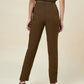 Olive Green High Rise Sailor Trouser
