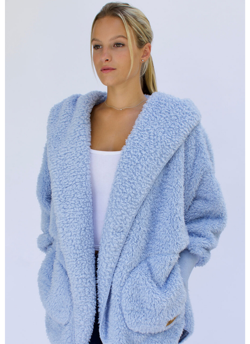 Cozy Wrap in Cashmere Blue