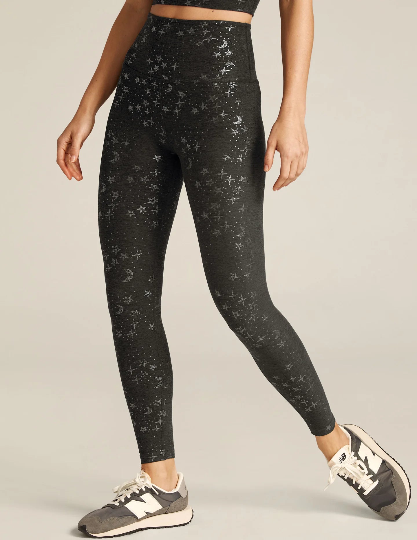 Caspian Blue Shimmer High Waisted Legging