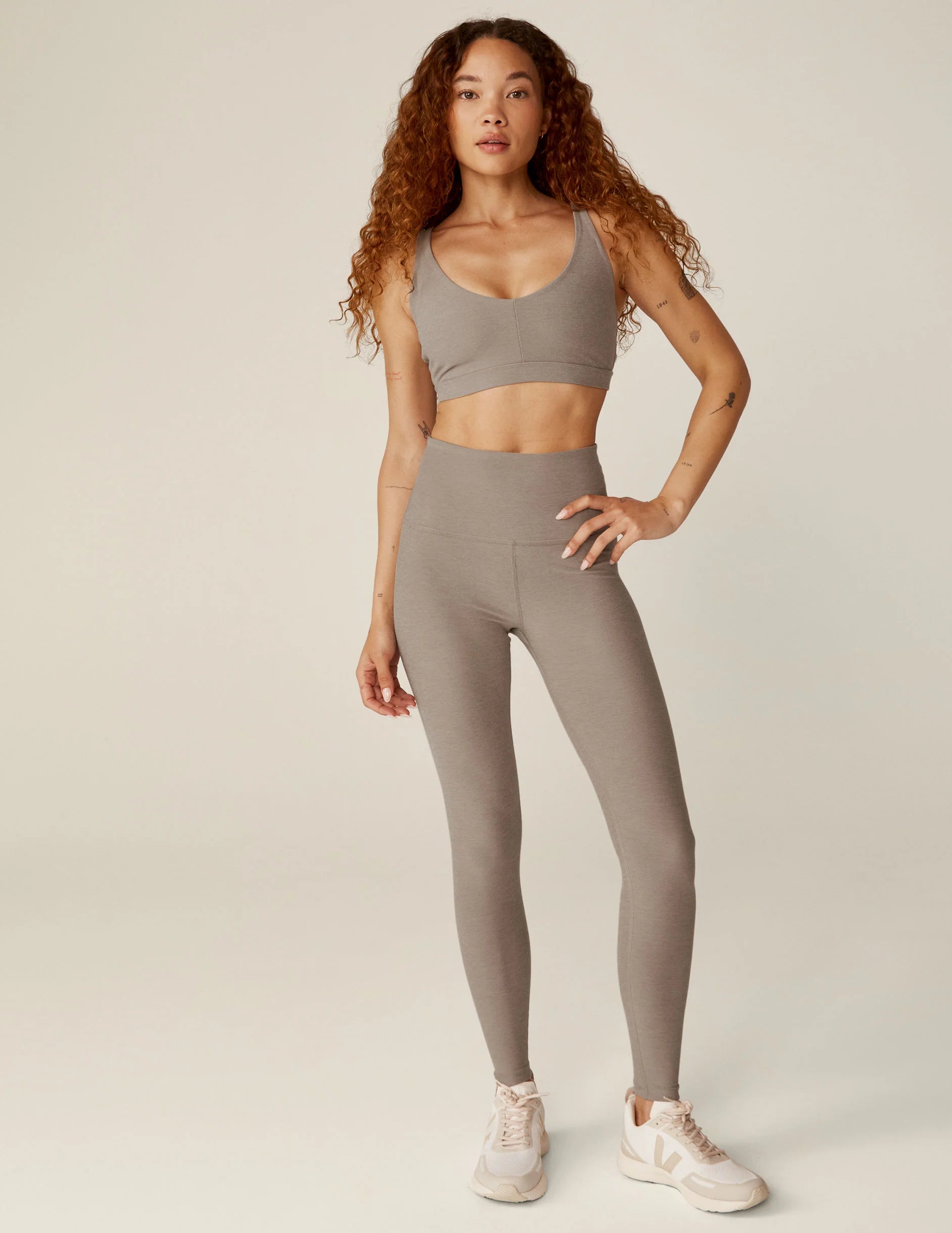 Womens High Waisted Yoga Gym Set: Bra, Leggings, And Beyond Yoga