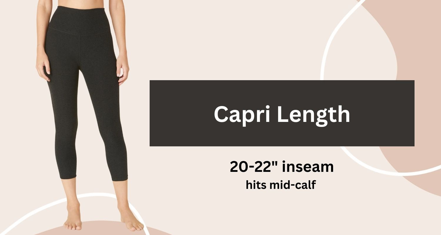 Yoga Capris, Women's Cotton Capri Leggings