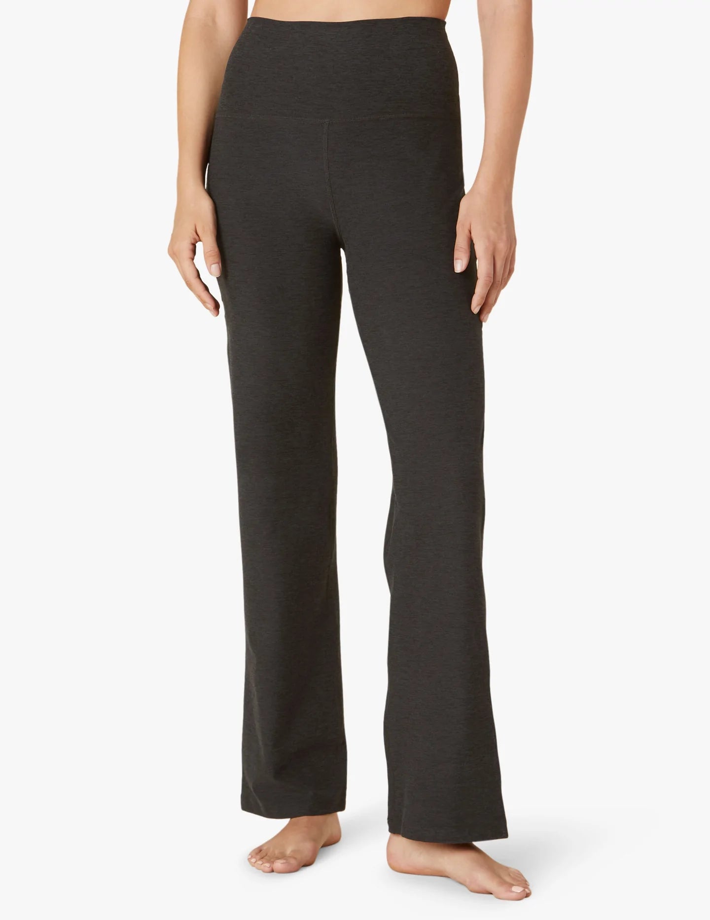 RQYYD Reduced Bootcut Yoga Wide Leg Pants with Pockets for Women