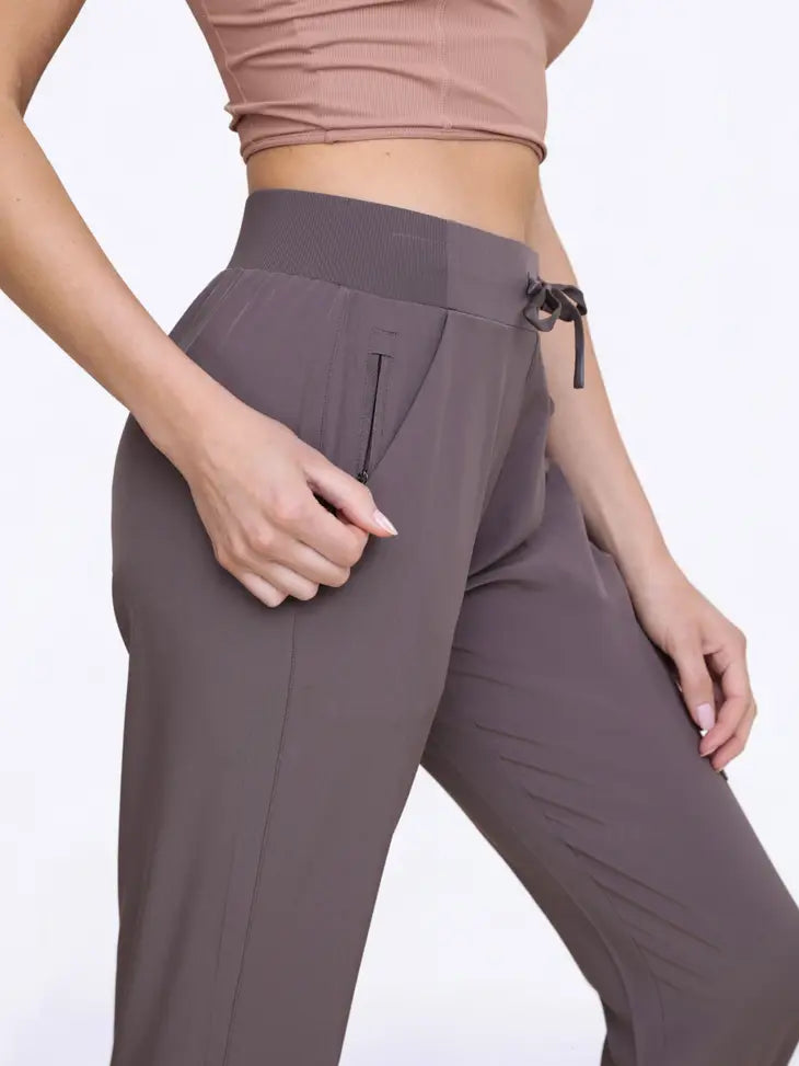 jovati Joggers for Women High Waist Fashion Women Casual Solid Elastic  Waist Pocket Loose Sweatpants Joggers Pants