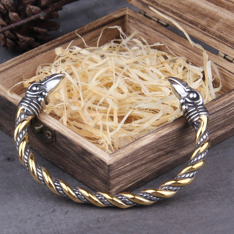 Brazalete Pulsera Vikingo Nórdico Quirúrgico de Acero Inoxidable – King-Be91