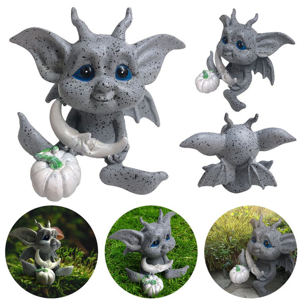 Mini Resin Baby Goblin Fairy Garden Statue Ornament