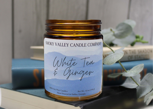White Tea & Ginger - Medium Candle