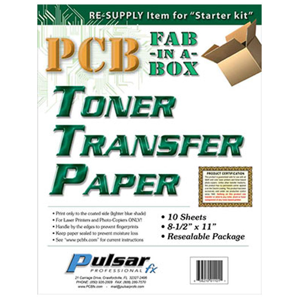 Toner Transfer Paper - PCB-TTP