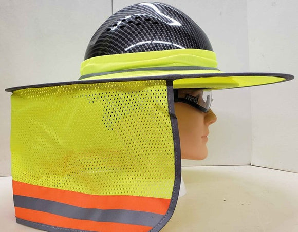 hard hat visor and neck shade