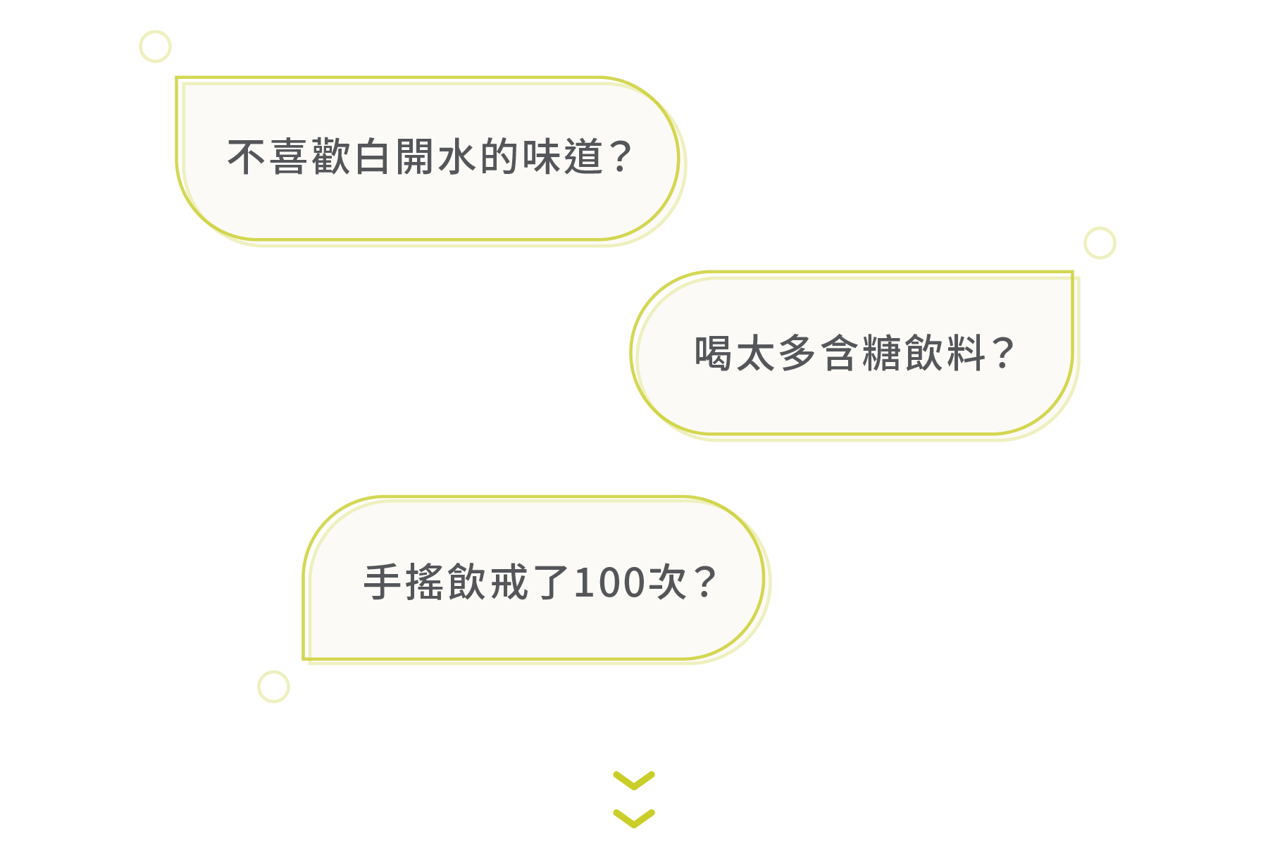 不喜歡白開水的味道？喝太多含糖飲料？戒手搖100次？