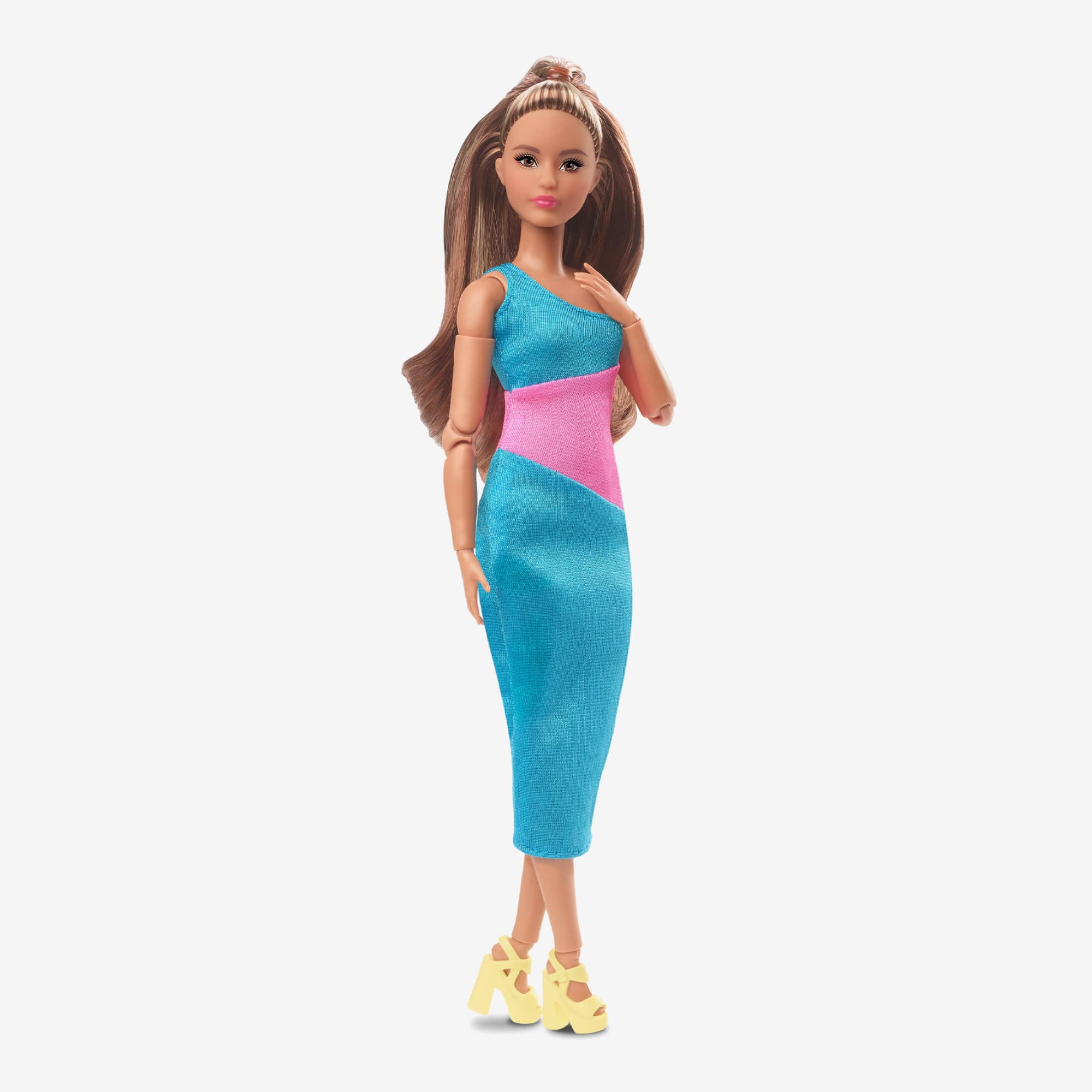  Barbie Looks Doll, Natural Black Hair, Color Block