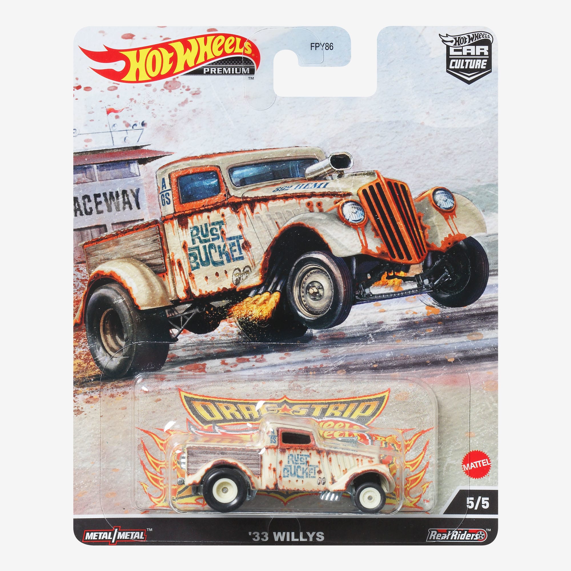 Hot Wheels Car Culture Dragstrip Demons '33 Willys Gasser Pick Up