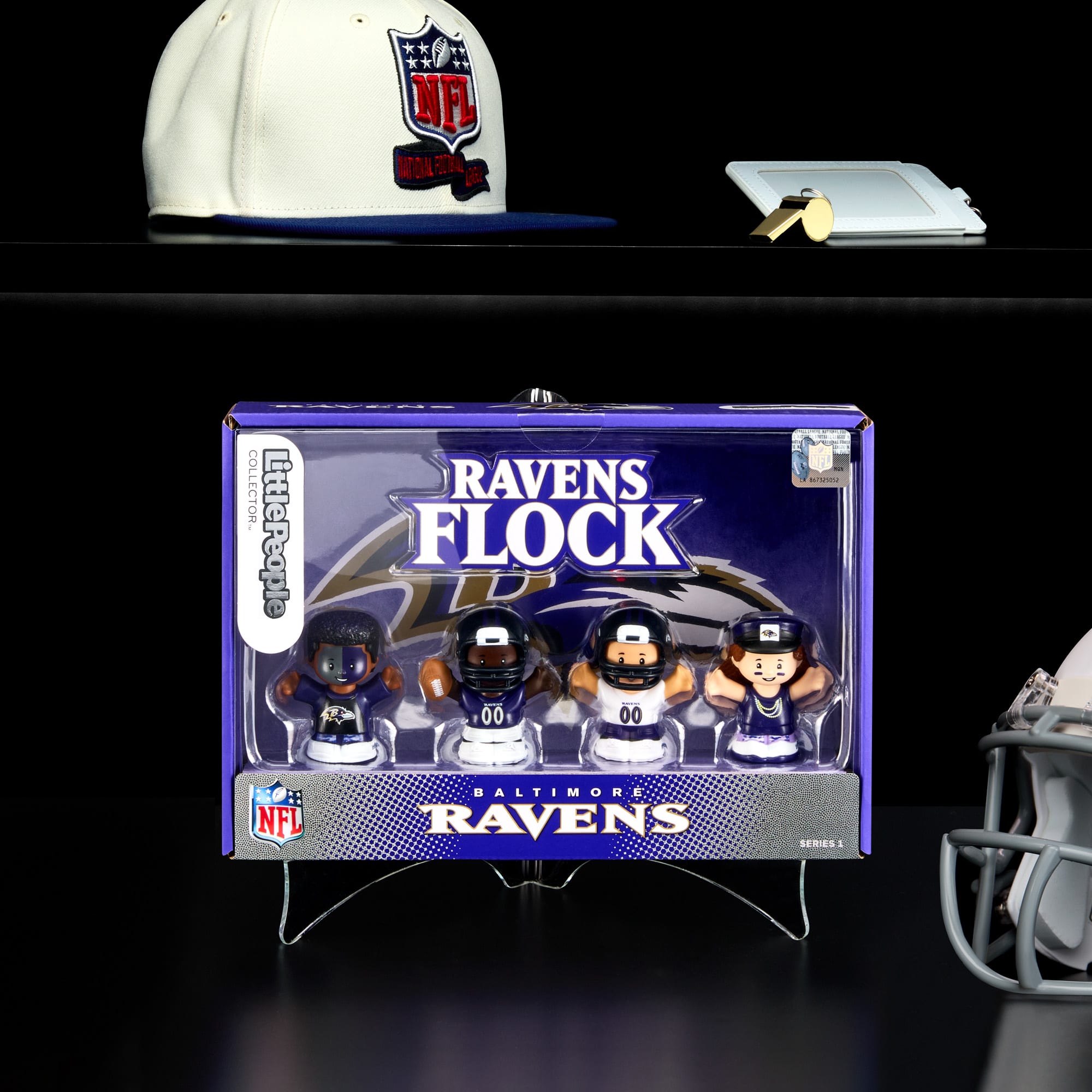 Little People Collector x NFL Baltimore Ravens Set