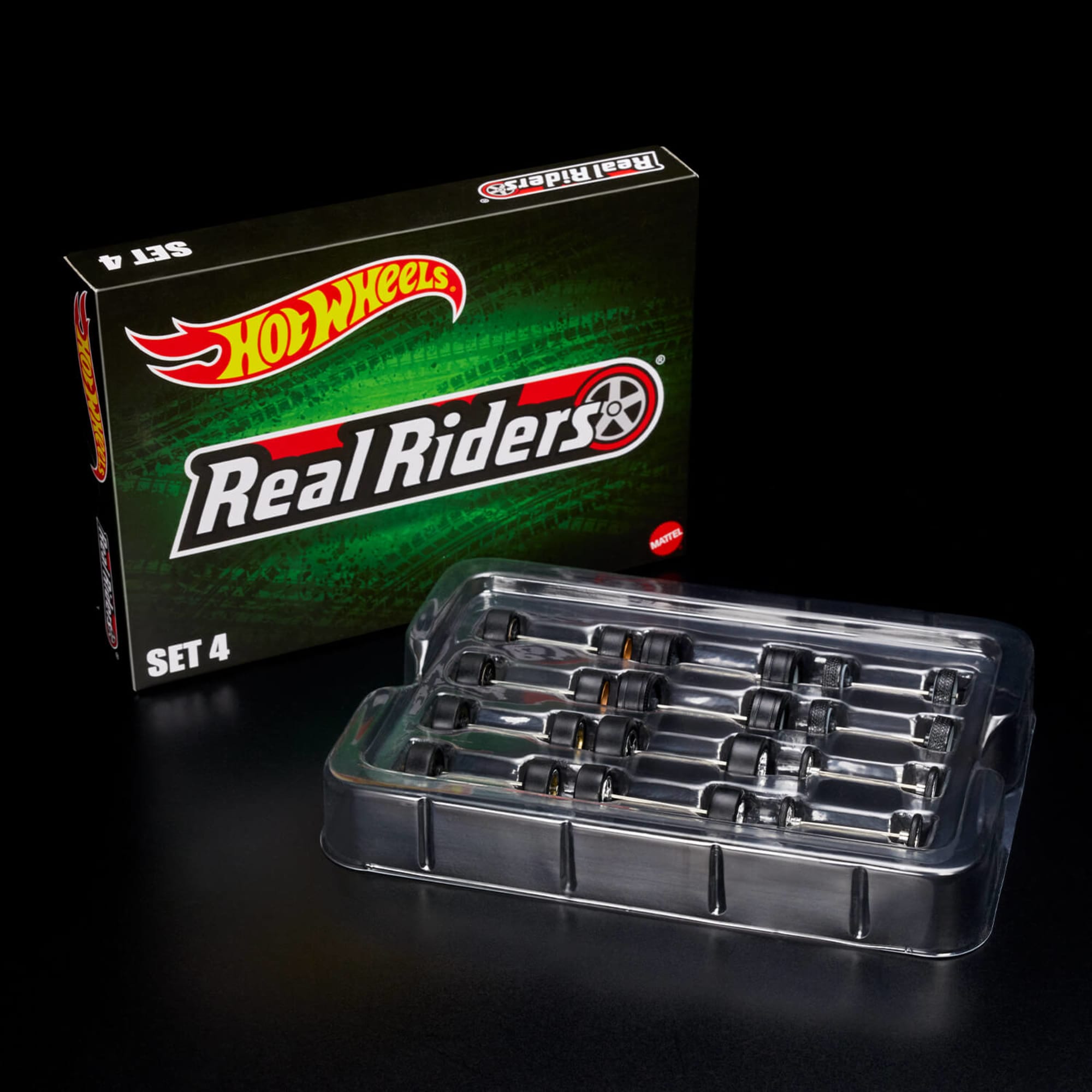 Rlc Exclusive Real Riders Wheels Pack Set 4 Mattel Creations 5885