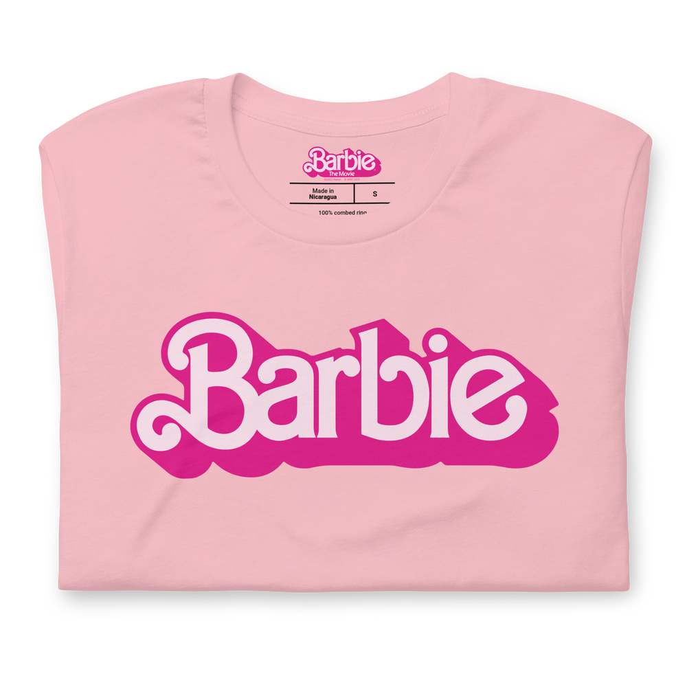 Barbie The Movie Logo Pink Tee Mattel Creations