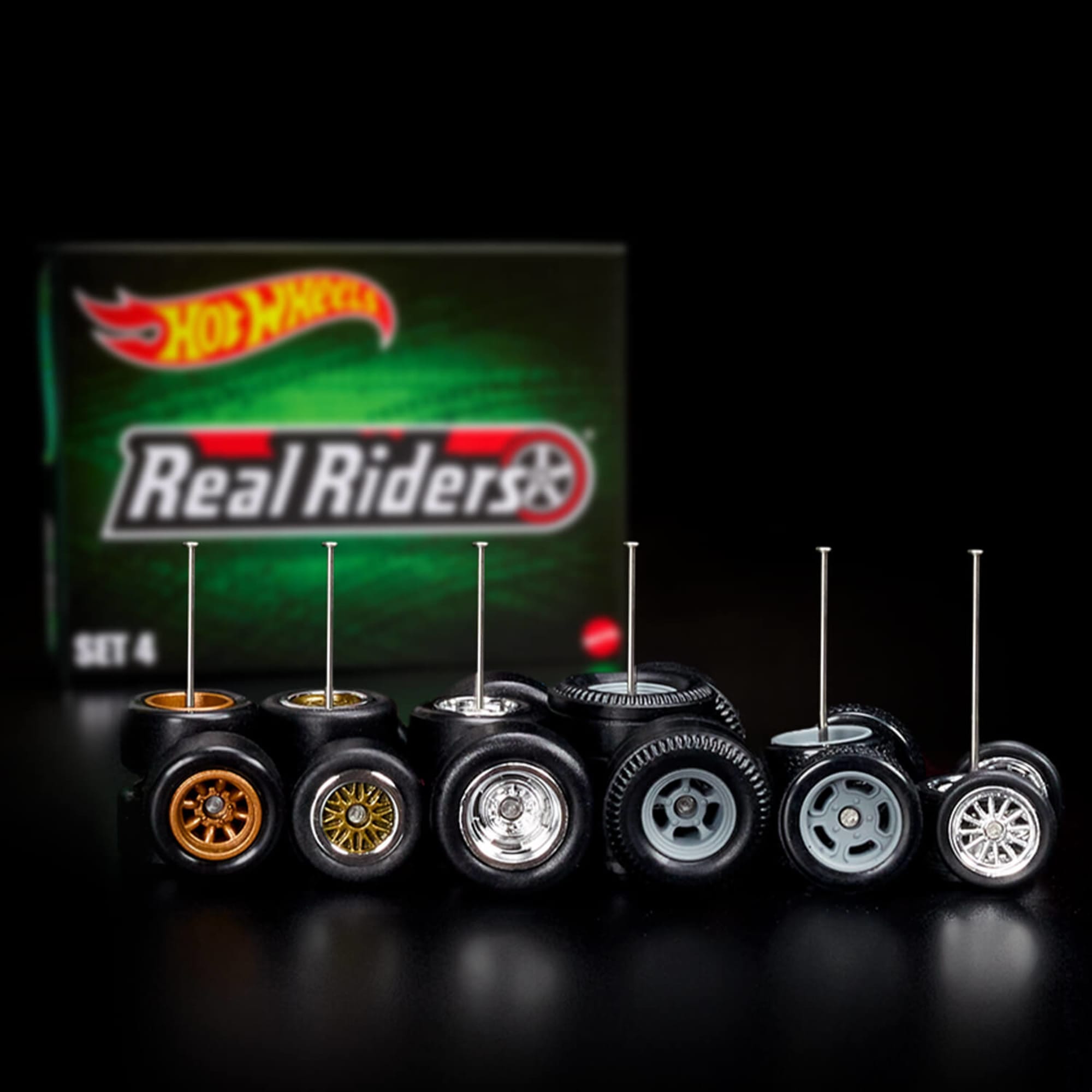 RLC Exclusive Real Riders Wheels Pack Set 4 Mattel Creations