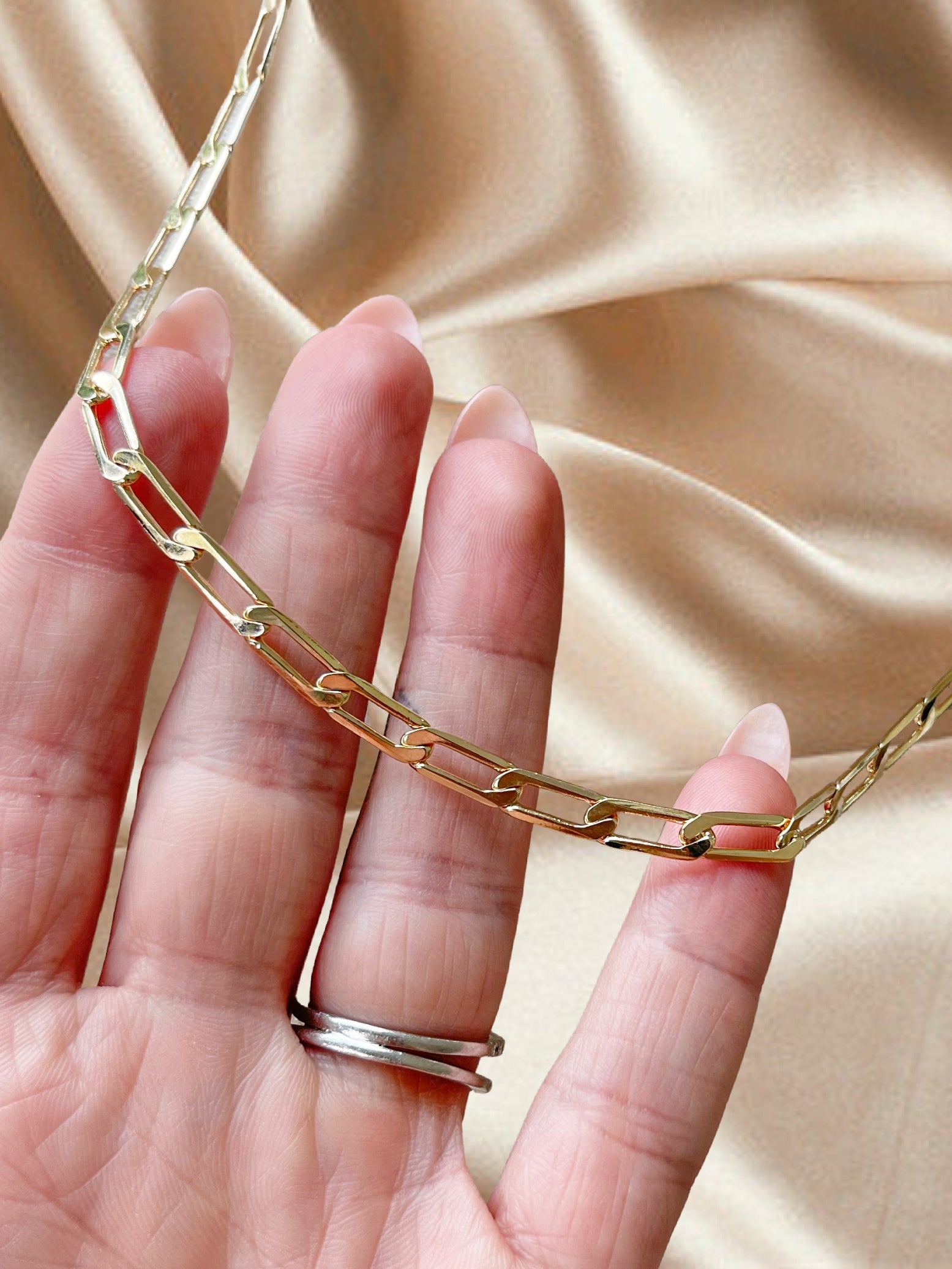 18 Kゴールドの綺麗な鎖骨チェーン欧米の麻花のネックレス - 通販