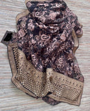 Stainley zardosi saree/net saree/chaintley sari