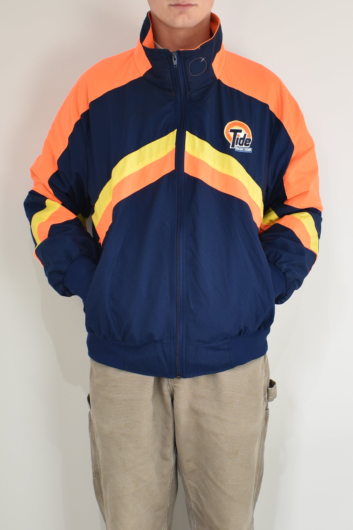 90s USA Tide Racing Nylon Jacket - アウター