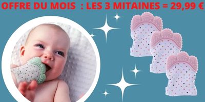 Gant de dentition pour bébé  MyMitaine™ – Couffin Tout Doux