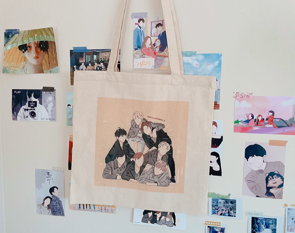 KIM TAEHYUNG INITIALS TOTE BAG