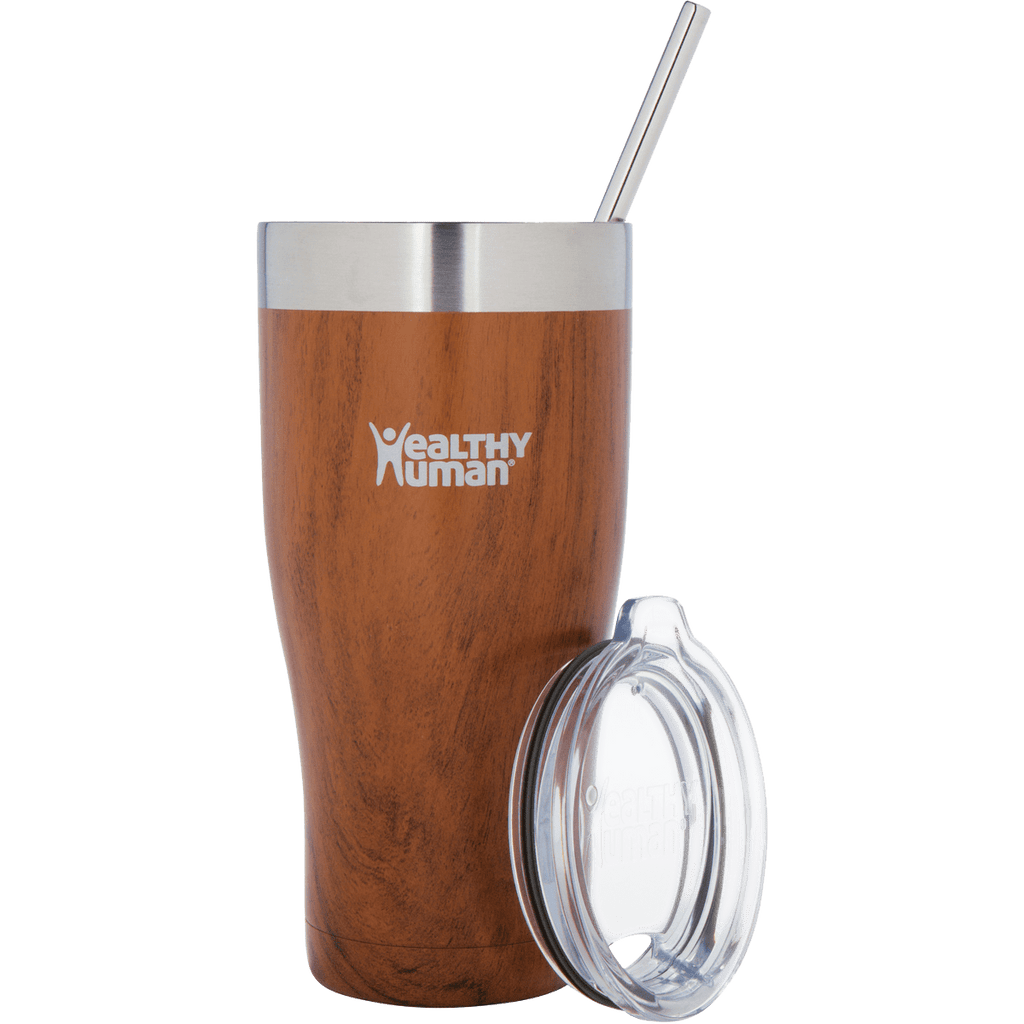 32oz Large Stainless Steel Tumbler & Straw