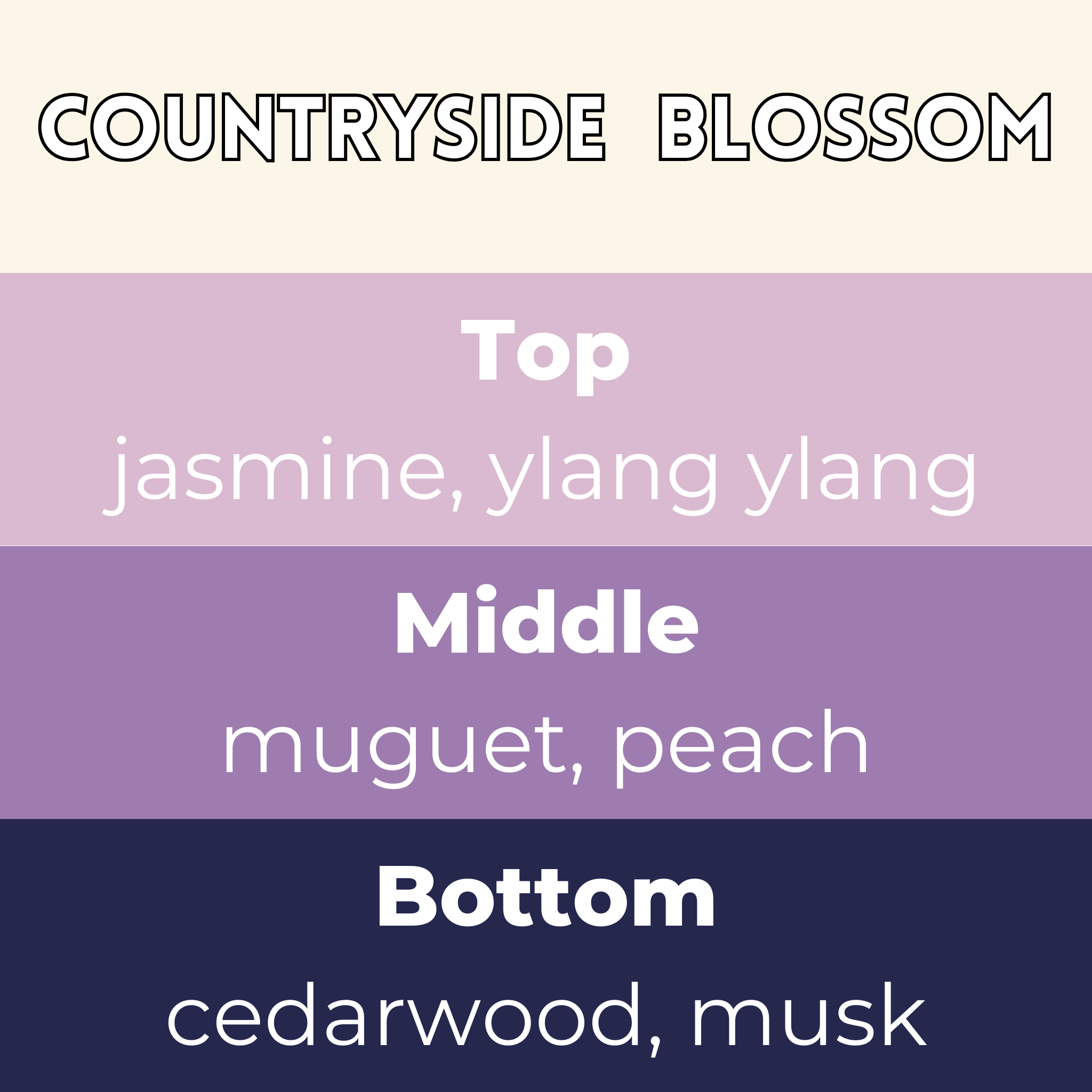 Countryside Blossom Segment Wax Melt