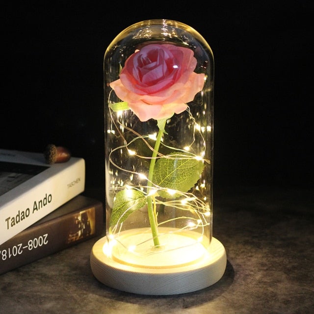 LED Enchanted Artificial Rose Valentines Day - menzessential