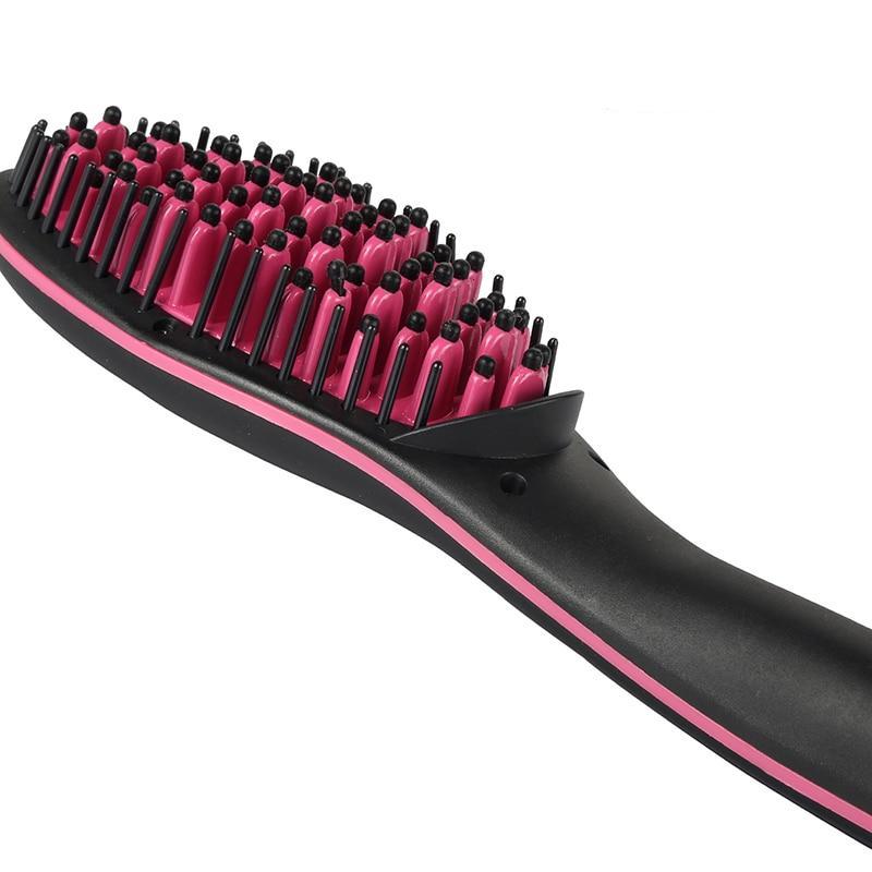 Professional LCD Display Smooth Hair Brush Comb Hair Straightener - menzessential