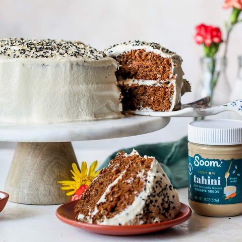 Tahini Carrot Cake