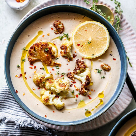 Creamy Vegan Cauliflower Soup