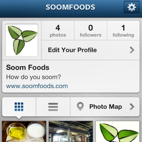 Soom's Instagram page in 2013 