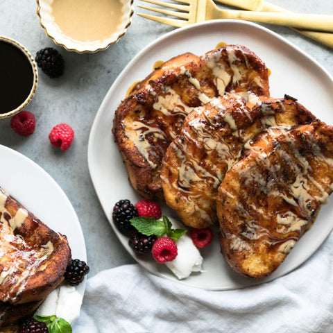 Tahini Challah French Toast