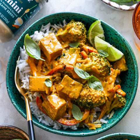 Thai Coconut-Tahini Tofu Curry