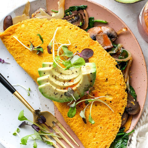 Vegan Tahini Omlet