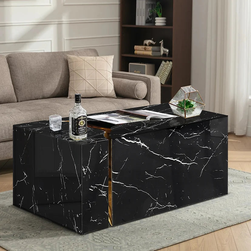A-CT04 STONE COFFEETABLE