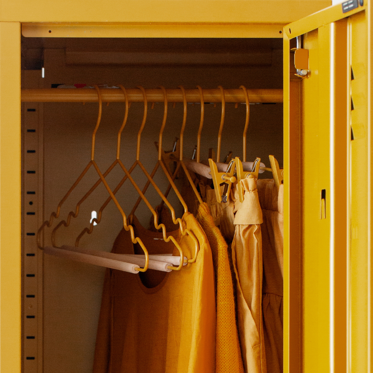 Mustard Made Hangers in Slate - Kids Metal Clothes Hangers