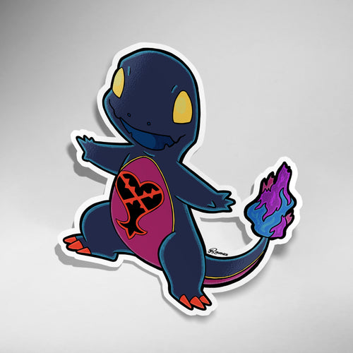 Heartless #094 Gengar Shiny Sticker – Mike Rodriguez Graphics