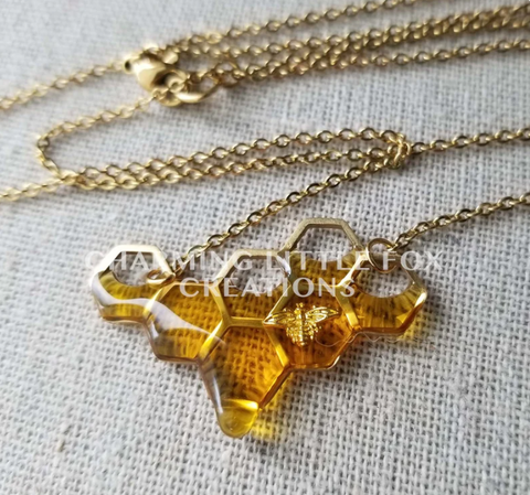 Honey Bee Necklace Honey