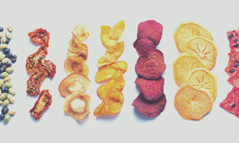 Brightly Colored Dehydrated Fruit