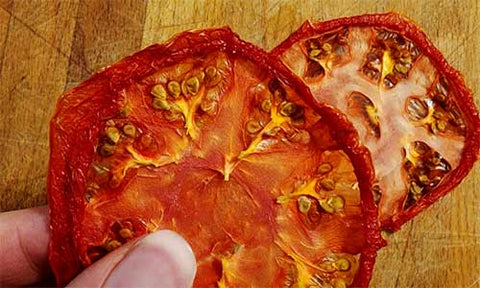 Dried tomato slices