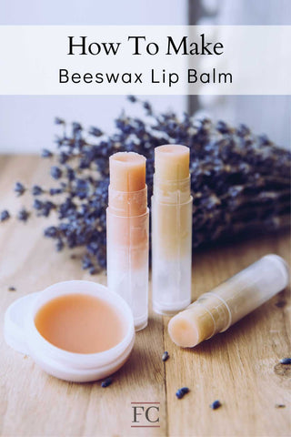 DIY Beeswax Lip Balm Easy Recipe