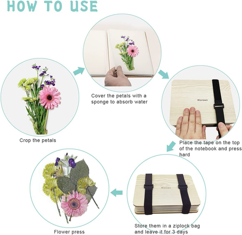 How To Press Flowers With A Kit