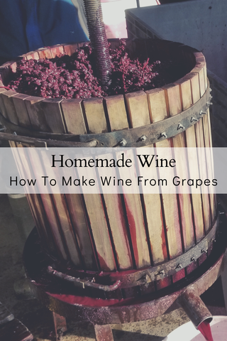 How to make wine with grapes