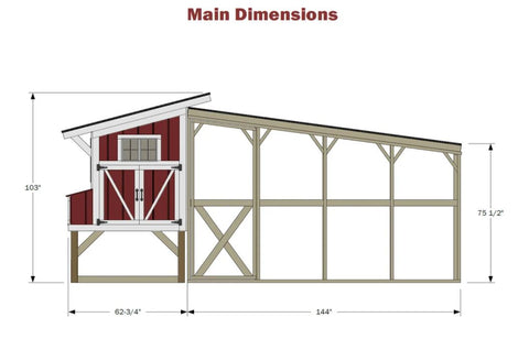 printable chicken coop plans