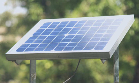 Solar panel for chicken coop